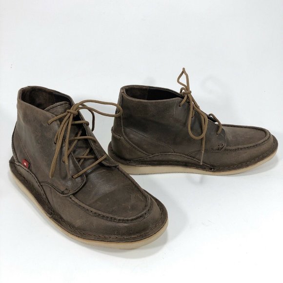 Oliberte Fair Trade Brown Nubuck Leather Boots - Picture 3 of 8